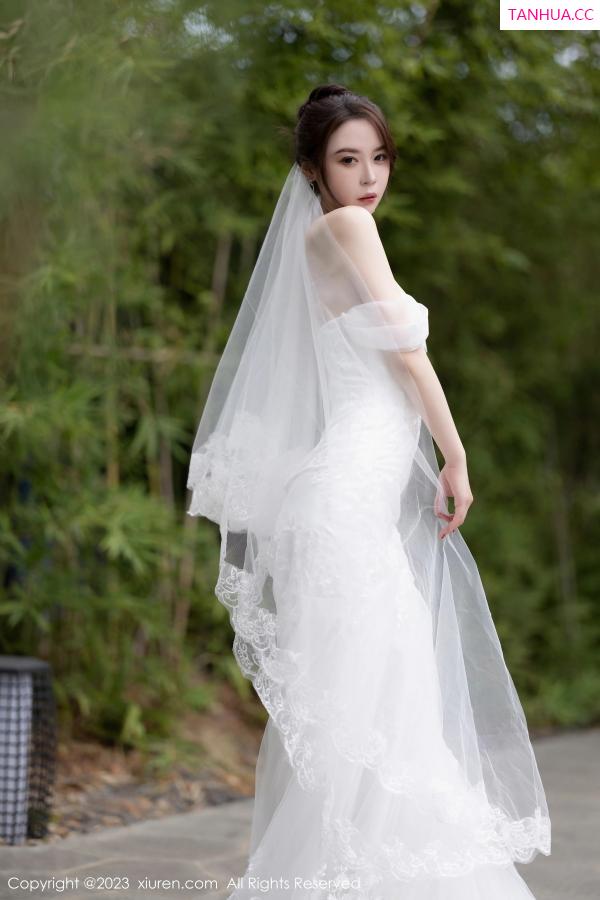 梦心玥  [XiuRen]高清写真图 2023.08.30 No.7310 梦心玥 婚纱美腿第9张图片